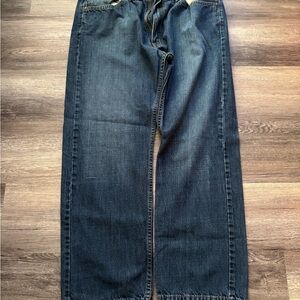 Levi's Men's Relaxed Fit Dark Blue Jeans